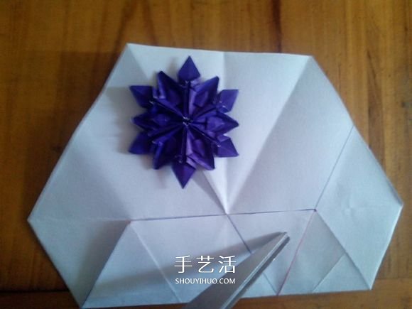 3D立體雪花的折紙圖解 復雜精美雪花的折法 -  itrip.net.cn