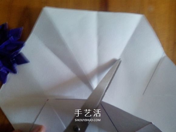 3D立體雪花的折紙圖解 復雜精美雪花的折法 -  itrip.net.cn