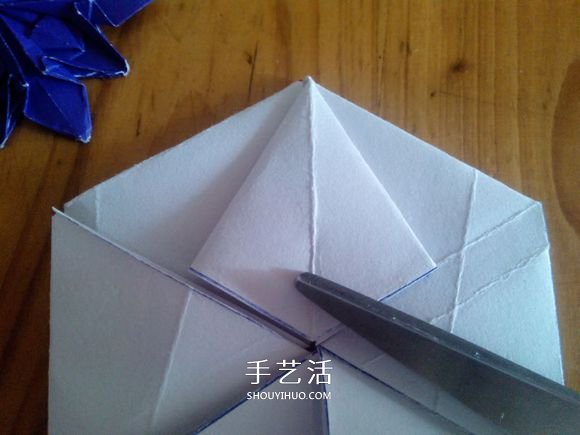 3D立體雪花的折紙圖解 復雜精美雪花的折法 -  itrip.net.cn