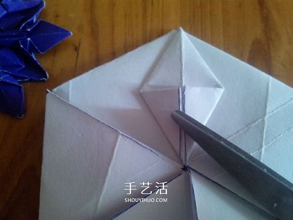 3D立體雪花的折紙圖解 復雜精美雪花的折法 -  itrip.net.cn