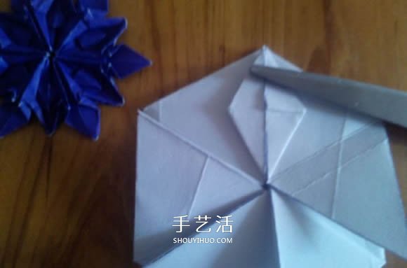 3D立體雪花的折紙圖解 復雜精美雪花的折法 -  itrip.net.cn