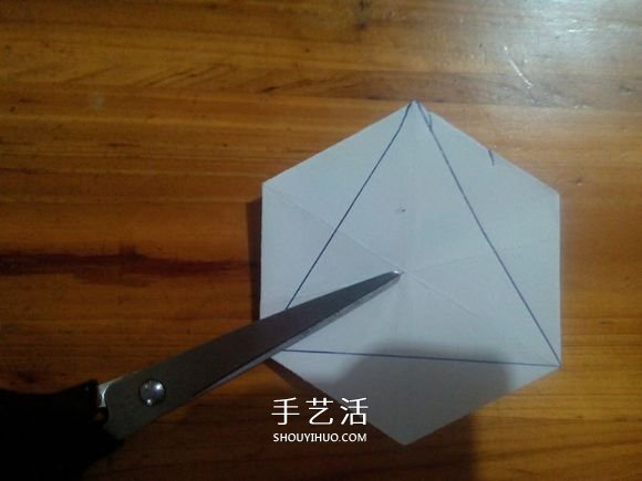 3D立體雪花的折紙圖解 復雜精美雪花的折法 -  itrip.net.cn