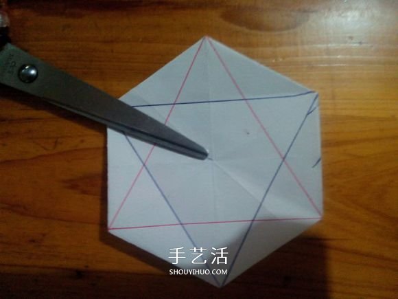 3D立體雪花的折紙圖解 復雜精美雪花的折法 -  itrip.net.cn