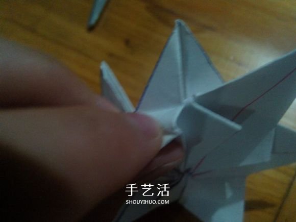 3D立體雪花的折紙圖解 復雜精美雪花的折法 -  itrip.net.cn