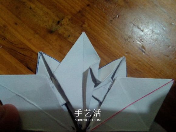 3D立體雪花的折紙圖解 復雜精美雪花的折法 -  itrip.net.cn