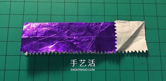 口香糖紙廢物利用 手工折紙恐龍頭圖解教程 -  itrip.net.cn