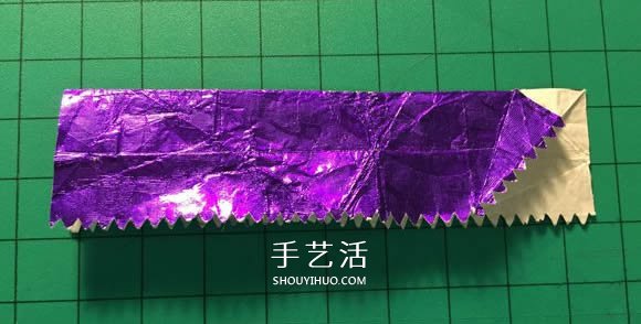 口香糖紙廢物利用 手工折紙恐龍頭圖解教程 -  itrip.net.cn