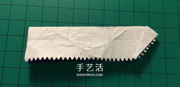 口香糖紙廢物利用 手工折紙恐龍頭圖解教程 -  itrip.net.cn