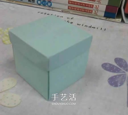 帶蓋方形包裝盒的折法 還包括盒蓋上的蝴蝶結(jié) -  itrip.net.cn