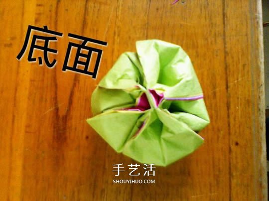 月季花的折法簡單易學(xué) 情人節(jié)月季花手工制作 -  itrip.net.cn
