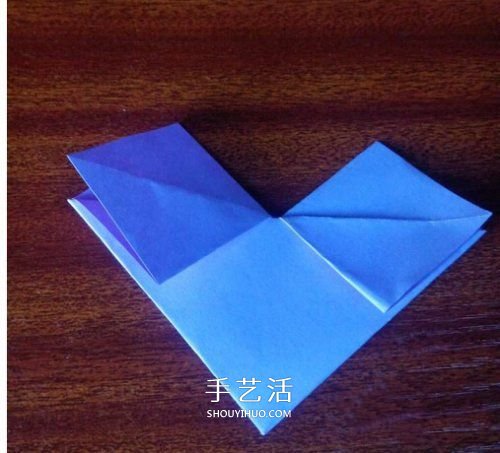 最簡單心形的折紙教程 幼兒園折紙愛心圖解 -  itrip.net.cn