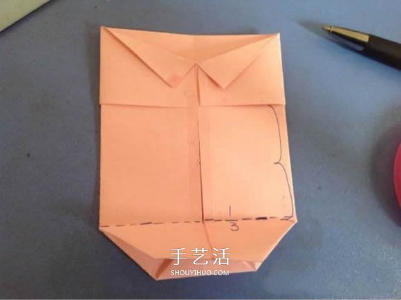 有創(chuàng)意紙盒/紙籃折紙圖解 襯衫領帶很可愛！ -  itrip.net.cn