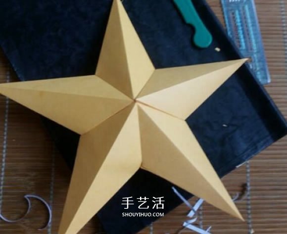 如何用卡紙做五角星 立體五角星的折法圖解 -  itrip.net.cn