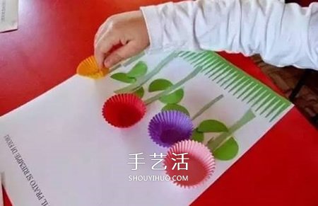最簡單蛋糕紙花的做法 蛋糕紙手工制作可愛小花 -  itrip.net.cn