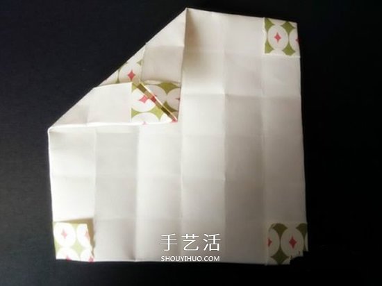 簡單格子愛心怎么折 格紋桃心的折疊方法圖解 -  itrip.net.cn