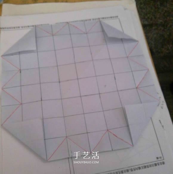 羅斯巴德玫瑰花的折法 折紙卷心福山的步驟圖 -  itrip.net.cn