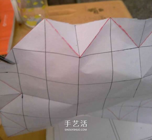 羅斯巴德玫瑰花的折法 折紙卷心福山的步驟圖 -  itrip.net.cn