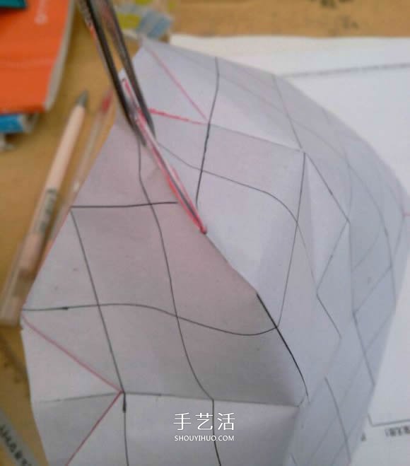 羅斯巴德玫瑰花的折法 折紙卷心福山的步驟圖 -  itrip.net.cn