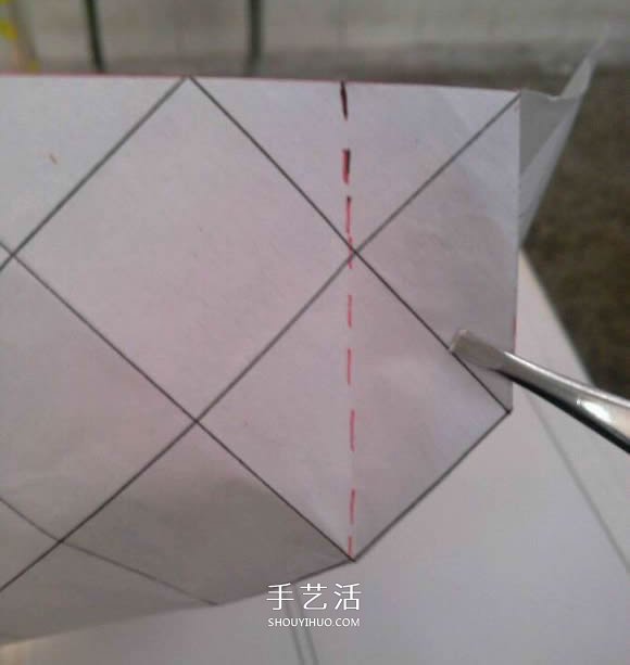 羅斯巴德玫瑰花的折法 折紙卷心福山的步驟圖 -  itrip.net.cn