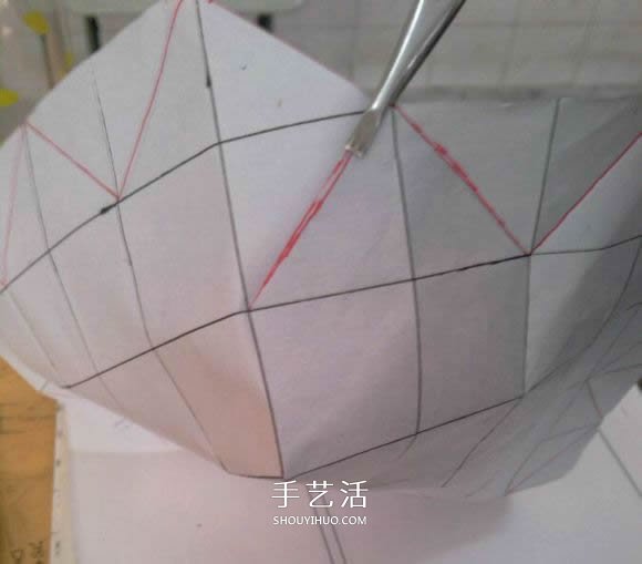 羅斯巴德玫瑰花的折法 折紙卷心福山的步驟圖 -  itrip.net.cn