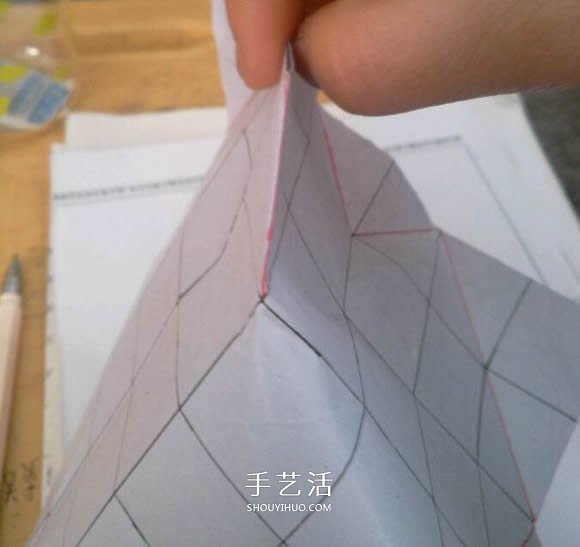 羅斯巴德玫瑰花的折法 折紙卷心福山的步驟圖 -  itrip.net.cn