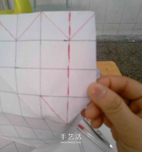羅斯巴德玫瑰花的折法 折紙卷心福山的步驟圖 -  itrip.net.cn