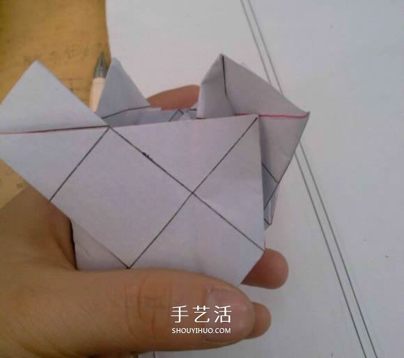 羅斯巴德玫瑰花的折法 折紙卷心福山的步驟圖 -  itrip.net.cn