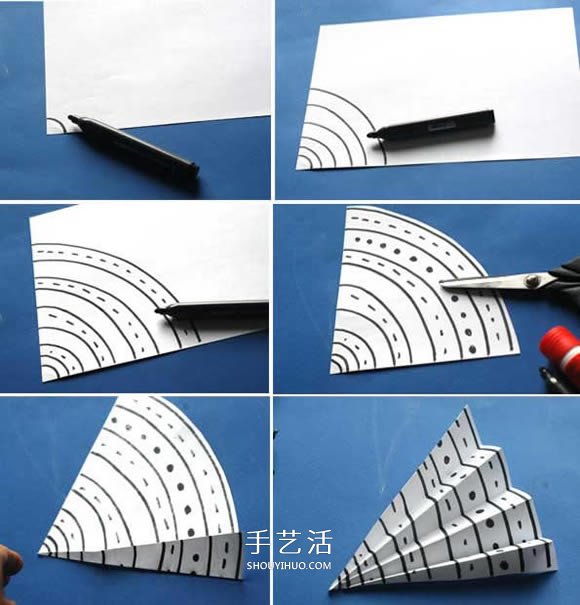 簡單立體雨天卡片的做法 手工制作小雨傘卡片 -  itrip.net.cn