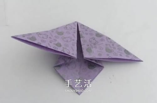 簡(jiǎn)單飛機(jī)手偶的折法 幼兒手工折紙手偶小飛機(jī) -  itrip.net.cn