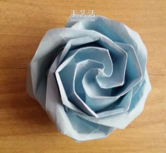 卷心川崎玫瑰折法圖解 詳細川崎卷心玫瑰折法 -  itrip.net.cn