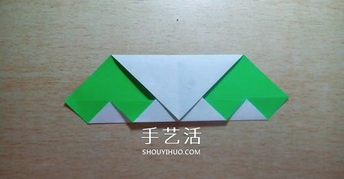 大格紋愛(ài)心的折紙方法 簡(jiǎn)單格紋心疊紙圖解 -  itrip.net.cn