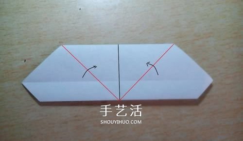 大格紋愛(ài)心的折紙方法 簡(jiǎn)單格紋心疊紙圖解 -  itrip.net.cn