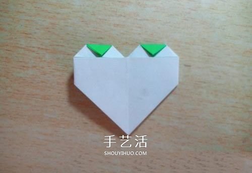 大格紋愛(ài)心的折紙方法 簡(jiǎn)單格紋心疊紙圖解 -  itrip.net.cn