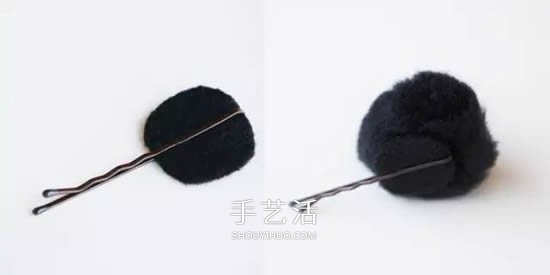 萬(wàn)圣節(jié)惡搞女生發(fā)飾DIY 扭扭棒做蜘蛛發(fā)飾圖解 -  itrip.net.cn