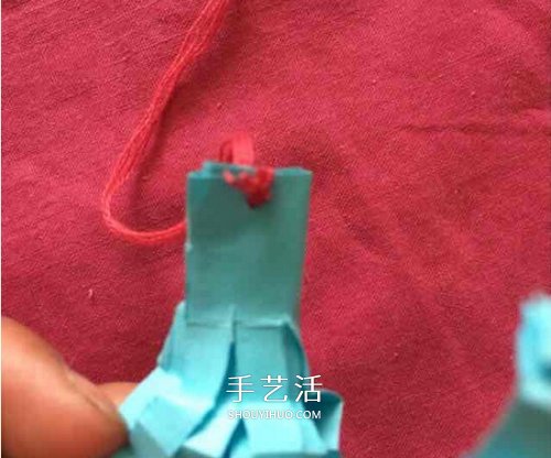 帶翅膀燈籠的折紙方法 帶穗子紙燈籠折法圖解 -  itrip.net.cn