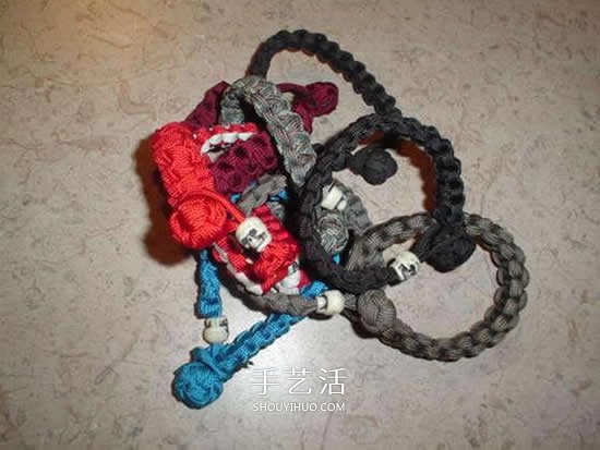 男士傘繩手繩的編法 簡(jiǎn)潔陽(yáng)剛男手鏈編織圖 -  itrip.net.cn