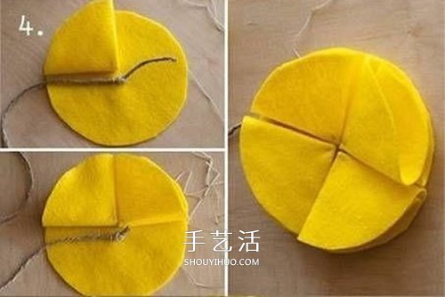 不織布繡球的做法圖片 自制新年繡球掛飾圖解 -  itrip.net.cn