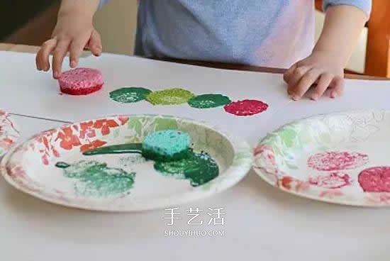 簡(jiǎn)單又可愛小手工 幼兒園卡紙做毛毛蟲的教程 -  itrip.net.cn