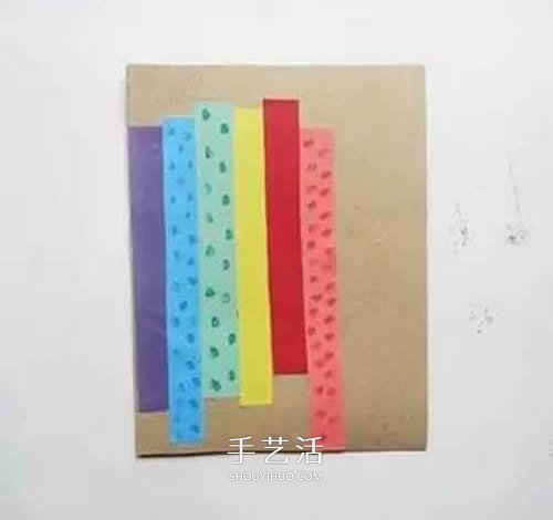 雨后見彩虹 漂亮勵志彩虹賀卡的制作方法 -  itrip.net.cn