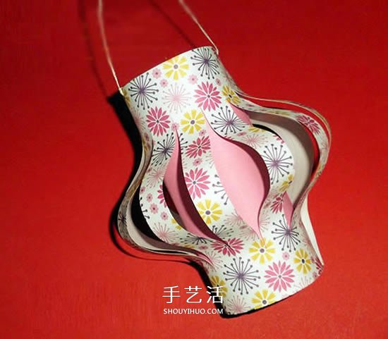 用紙筒做燈籠的方法 廢物利用紙燈籠DIY圖解 -  itrip.net.cn