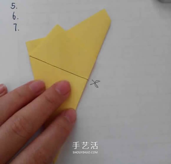 五瓣佐藤玫瑰折法圖解 怎么折佐藤玫瑰花步驟 -  itrip.net.cn