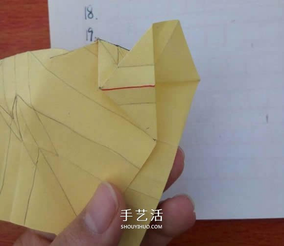 五瓣佐藤玫瑰折法圖解 怎么折佐藤玫瑰花步驟 -  itrip.net.cn