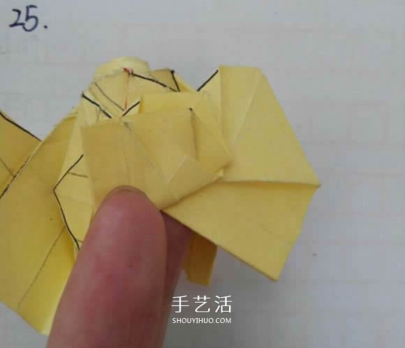 五瓣佐藤玫瑰折法圖解 怎么折佐藤玫瑰花步驟 -  itrip.net.cn