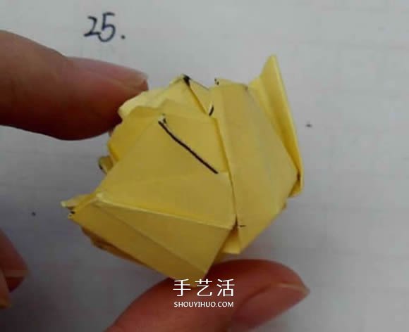五瓣佐藤玫瑰折法圖解 怎么折佐藤玫瑰花步驟 -  itrip.net.cn