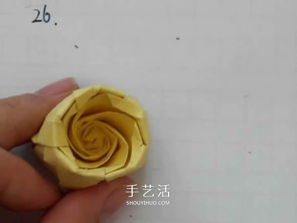 五瓣佐藤玫瑰折法圖解 怎么折佐藤玫瑰花步驟 -  itrip.net.cn