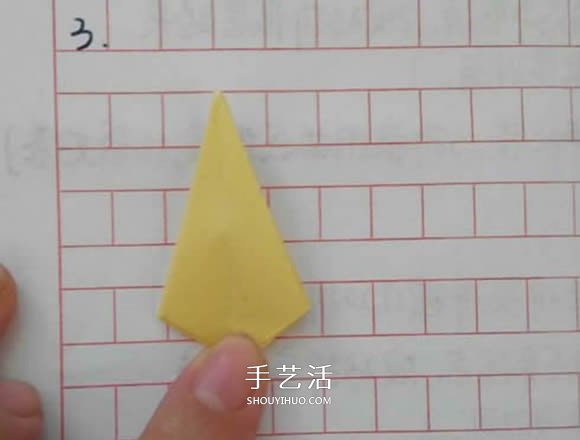 五瓣佐藤玫瑰折法圖解 怎么折佐藤玫瑰花步驟 -  itrip.net.cn