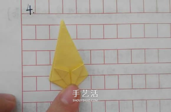 五瓣佐藤玫瑰折法圖解 怎么折佐藤玫瑰花步驟 -  itrip.net.cn