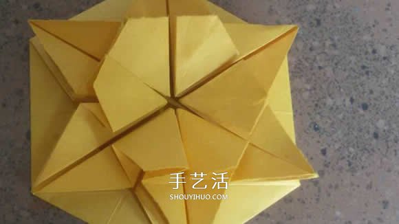 漂亮紙花的折法 手工折紙六角星花的步驟圖解 -  itrip.net.cn
