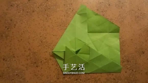 漂亮紙花的折法 手工折紙六角星花的步驟圖解 -  itrip.net.cn