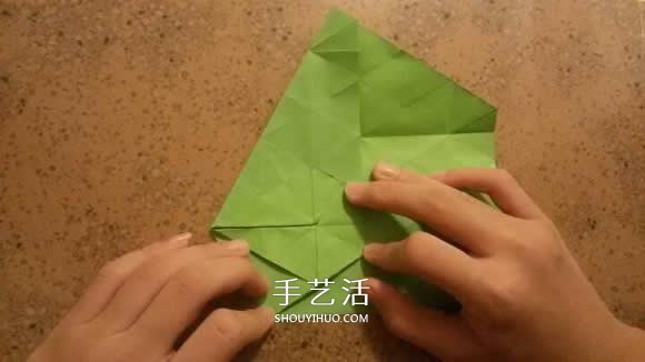 漂亮紙花的折法 手工折紙六角星花的步驟圖解 -  itrip.net.cn